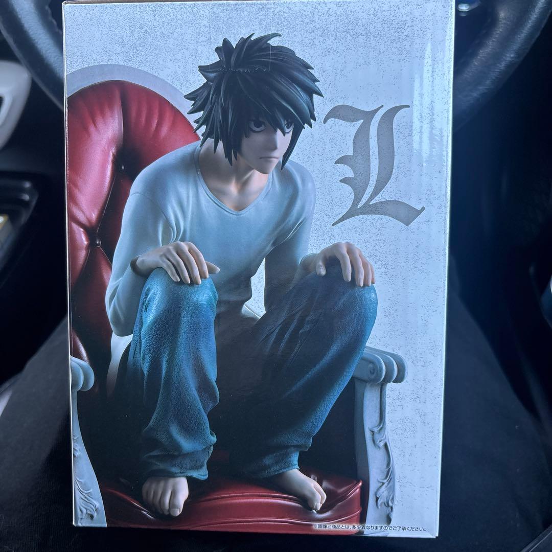 一番くじデスノート　Ｂ賞Lフィギュア　Ｅ賞食器アソート　G賞アクスタ　3点セット