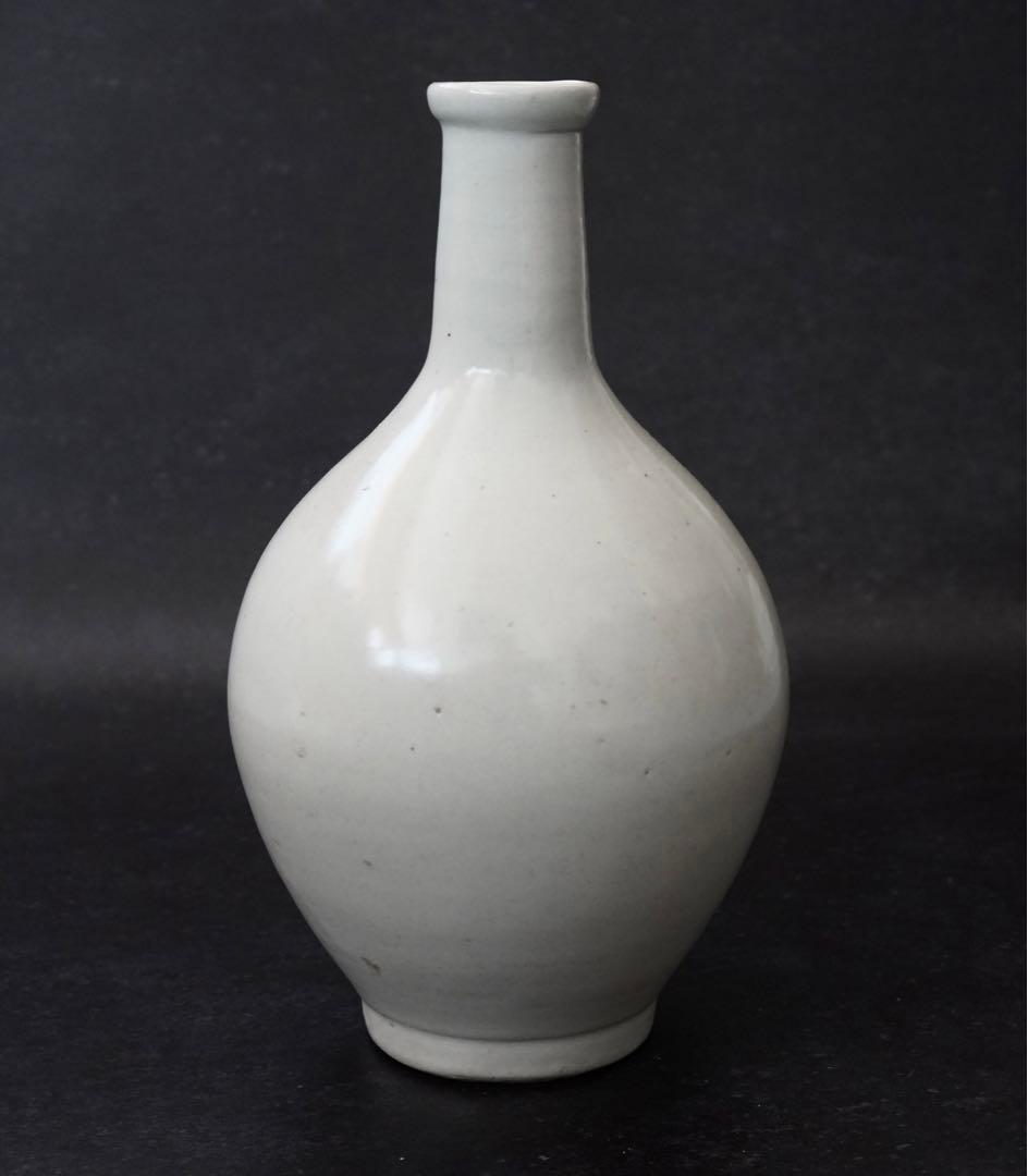 SNT587 古伊万里 江戸後期頃 白磁 徳利 陶磁器 状態◎