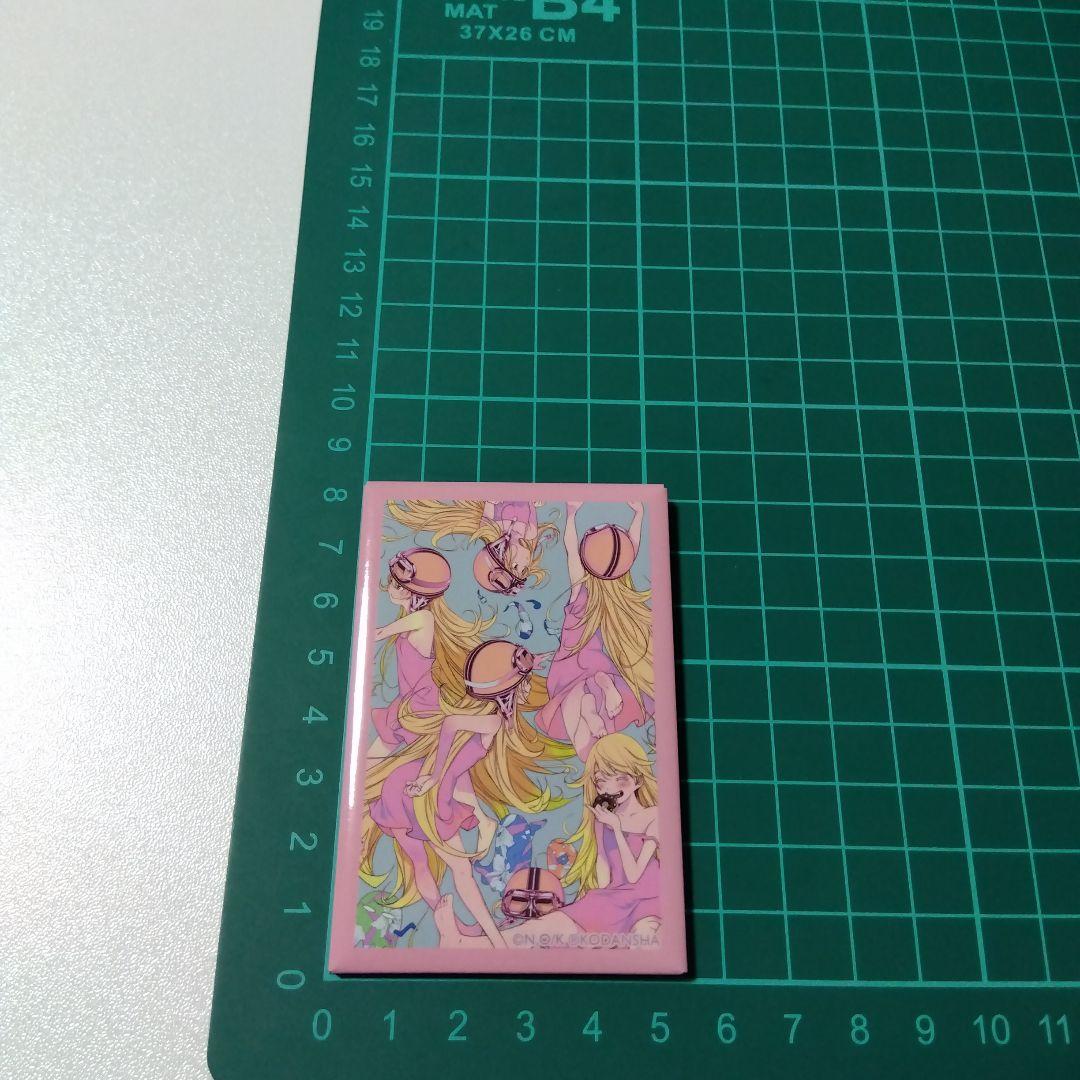 【化物語】忍野忍 アニメイトフェア 特装版 表紙イラスト スクエア缶バッジ