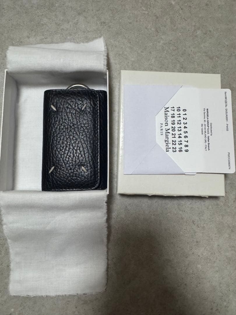 Maison Margiela ブラック キーケース 6連 4ステッチ