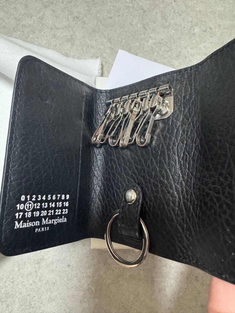 Maison Margiela ブラック キーケース 6連 4ステッチ