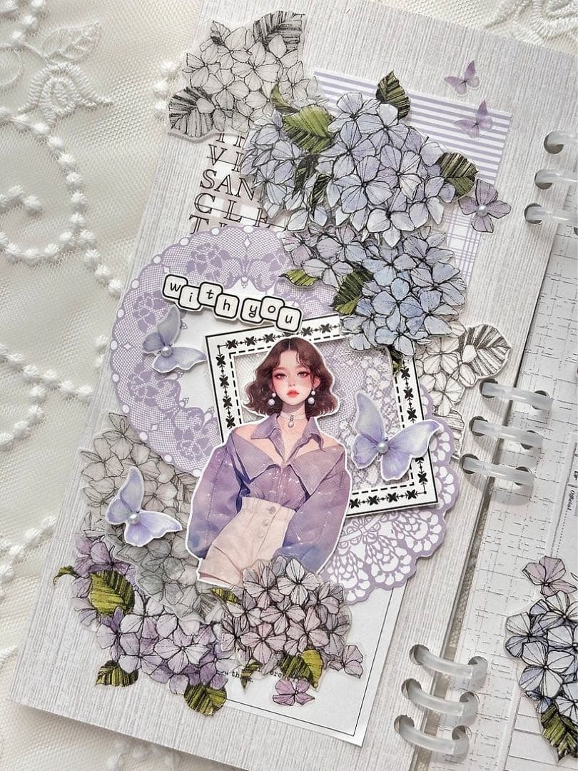 コラージュ素材　紙もの　素材紙　【1738】