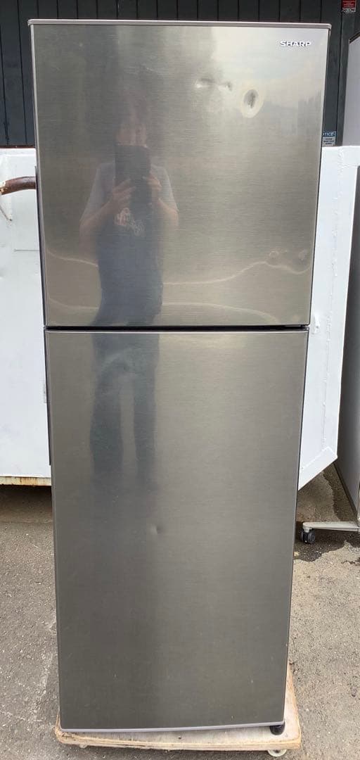 bbm 2020年製 シャープ 2ドア冷蔵庫 SJ-D23E-S 225L