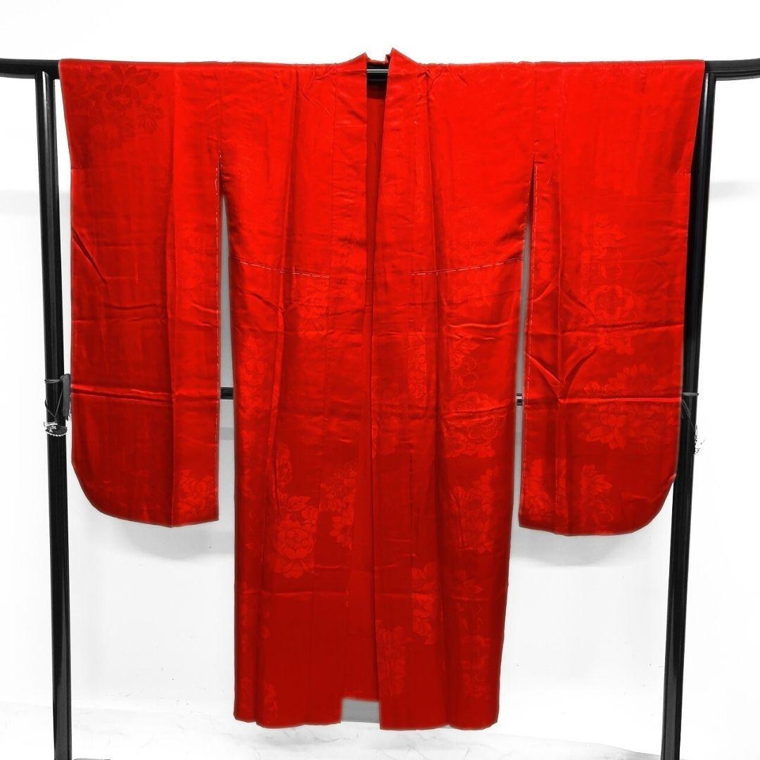 アンティーク　刺繍　金駒刺繍　鳳凰　振袖　襦袢セット　成人式 着物 022a p