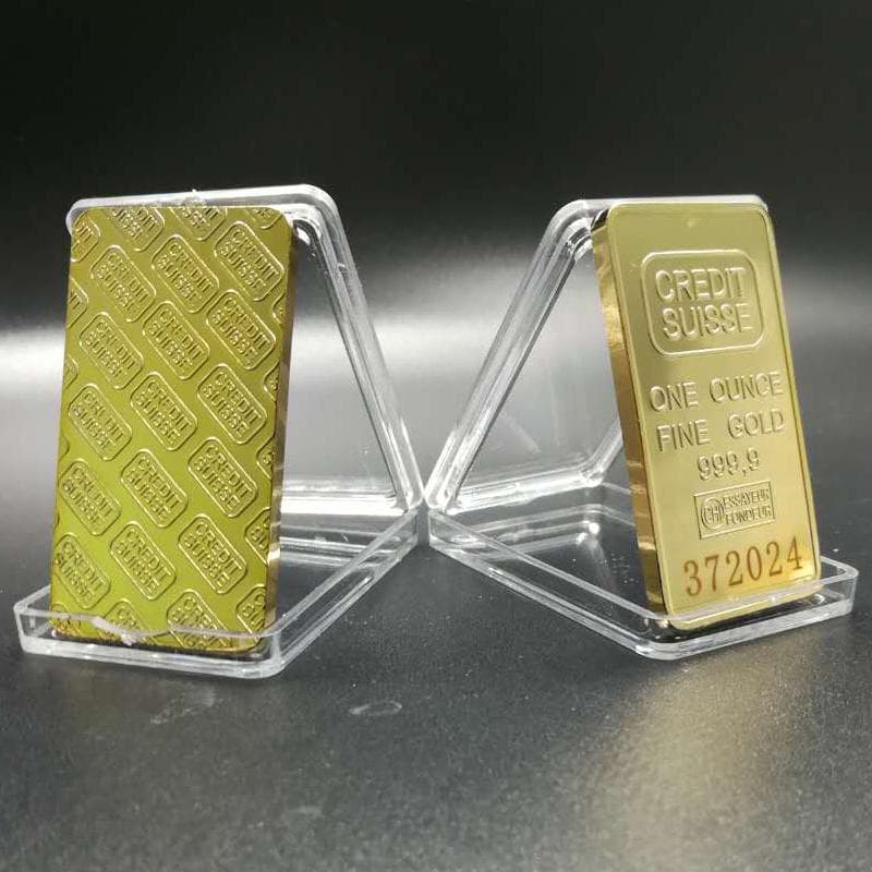 10枚インゴット【レプリカ】高品質　インテリア雑貨　GOLD ※シリアル違い