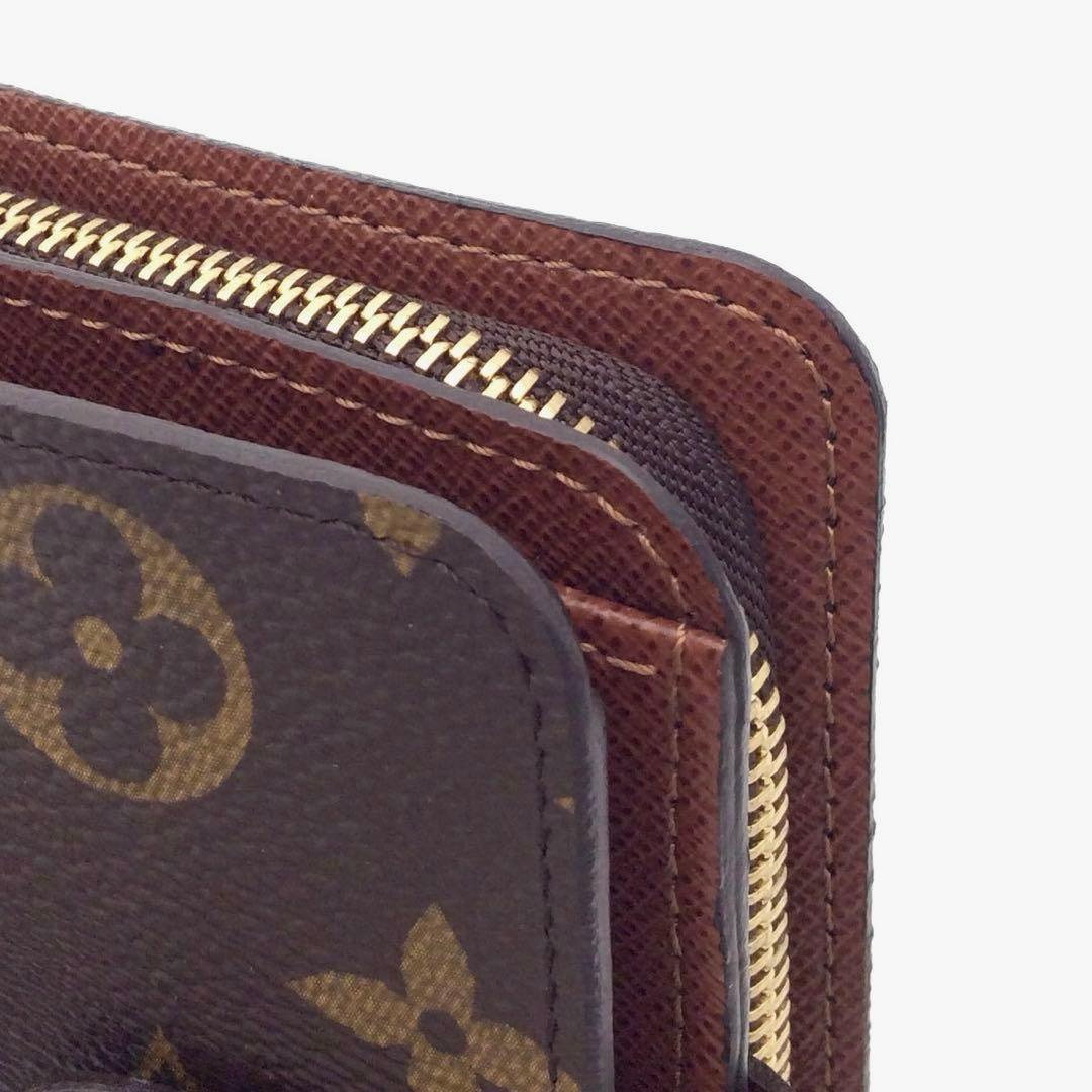 ルイヴィトン モノグラム 二つ折り財布 コンパクトジップ