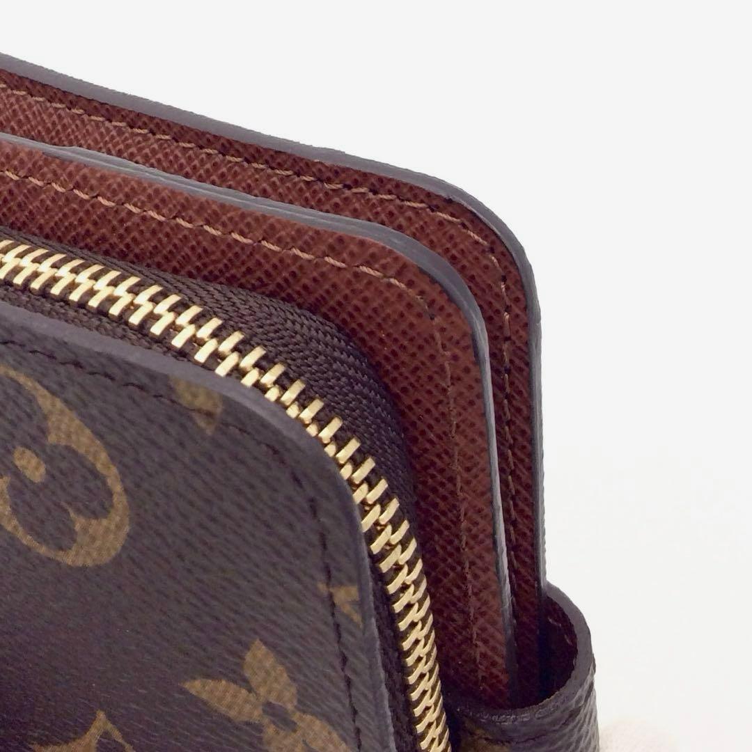 ルイヴィトン モノグラム 二つ折り財布 コンパクトジップ