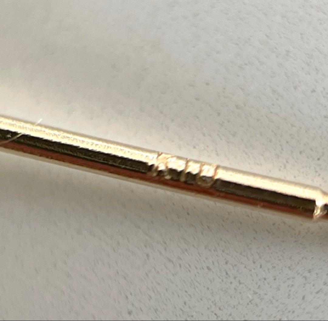 新品　k10 揺れる アミュレット　御守り　ピアス　10金