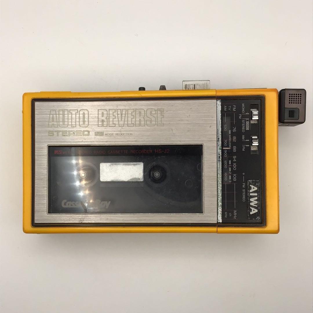 AIWA SH-J2 イエロー アイワ カセットプレーヤー カセットボーイ