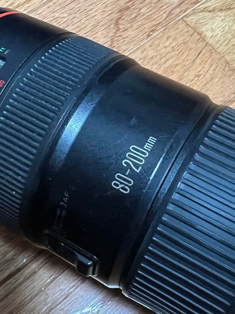 ジャンク品 CANON 80-200mmズームレンズ AF機能付き 1:2.8L
