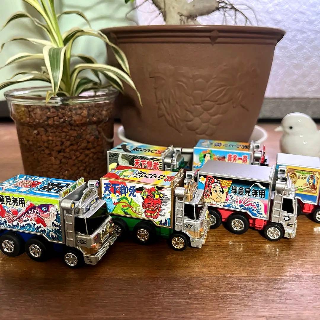 【美品】トラック野郎★タカラ★一番星★チョロQ ミニチュアトラック 6台