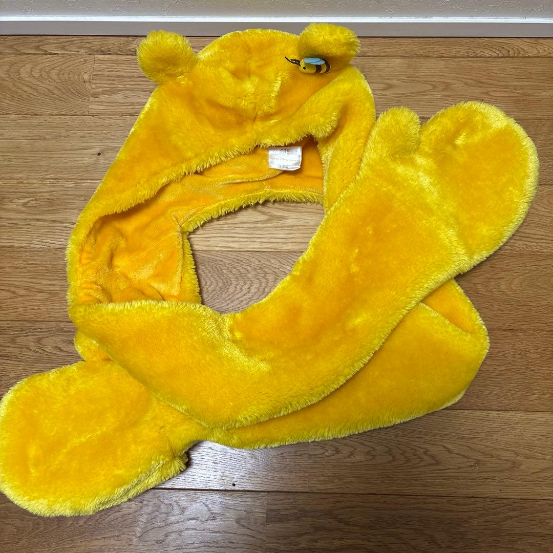 レア ディズニー プーさん マフラーキャップ