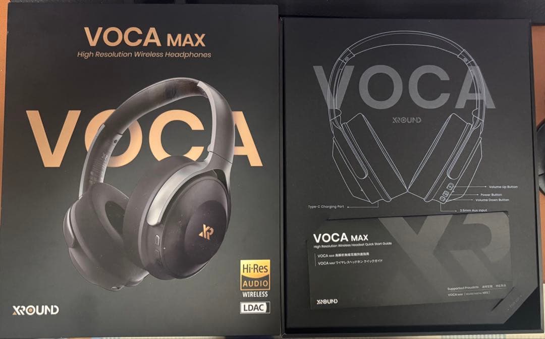 XROUND VOCA MAX ワイヤレスヘッドホン