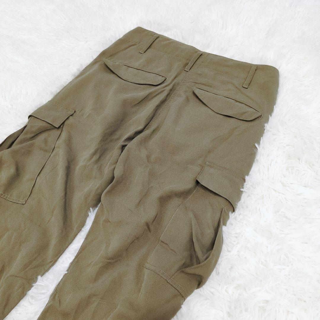 2024SS 完売品✨ウィムガゼット バックサテンカーゴパンツ グリーン