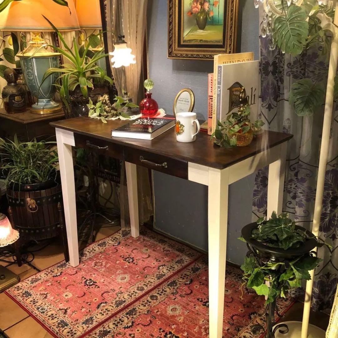 Sale シャビーシック　フレンチ　カントリーST コンパクトテーブル　机デスク