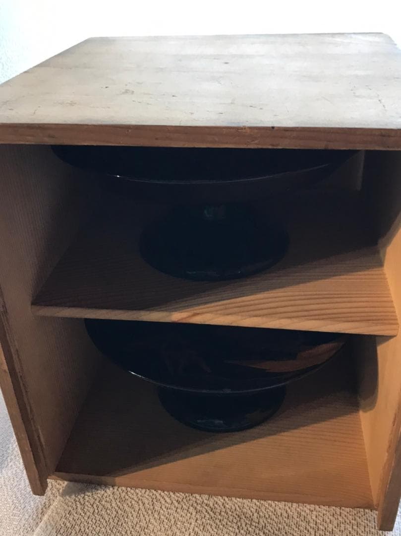 蒔絵　菓子器　一対　高足　共箱