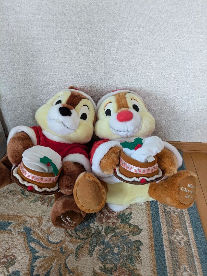 チップとデール サンタぬいぐるみ 2004年