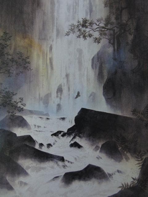 片岡宣久、【生生】、希少な額装用画集より、状態良好、新品額装付、日本人画家