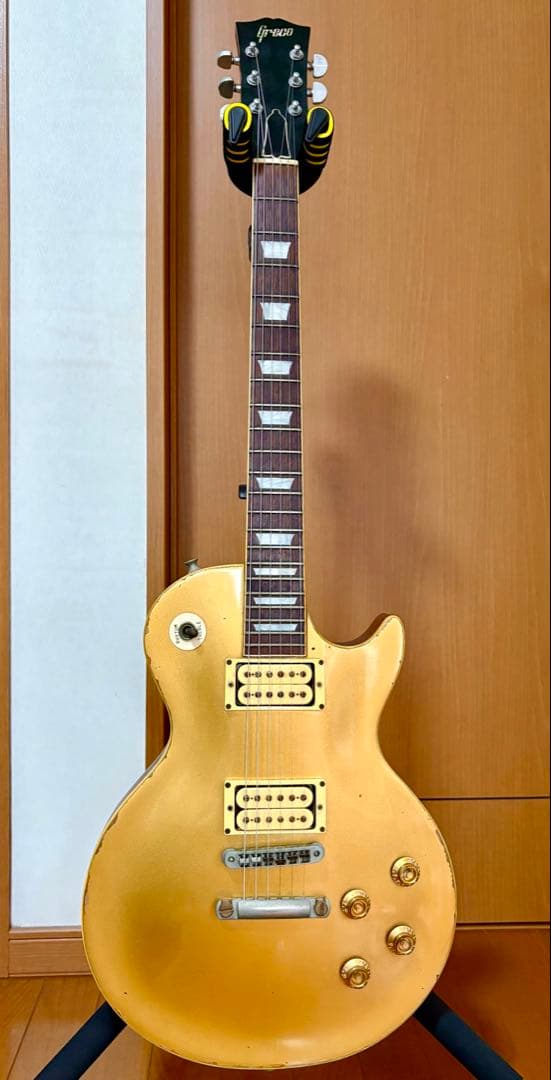 グレコ (ワンオーナー)79年式ＥＧ-700 ゴールドトップ 当時のバック付き