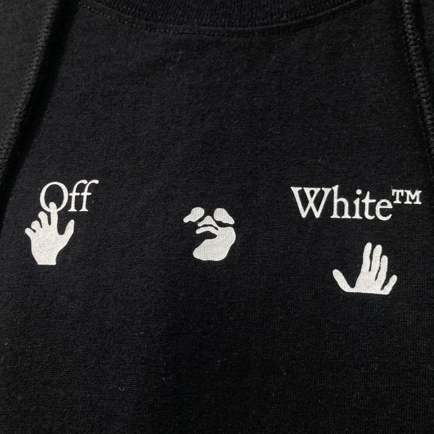 【希少/大人気】オフホワイト グラフィックアロー ブラック XL相当 正規品