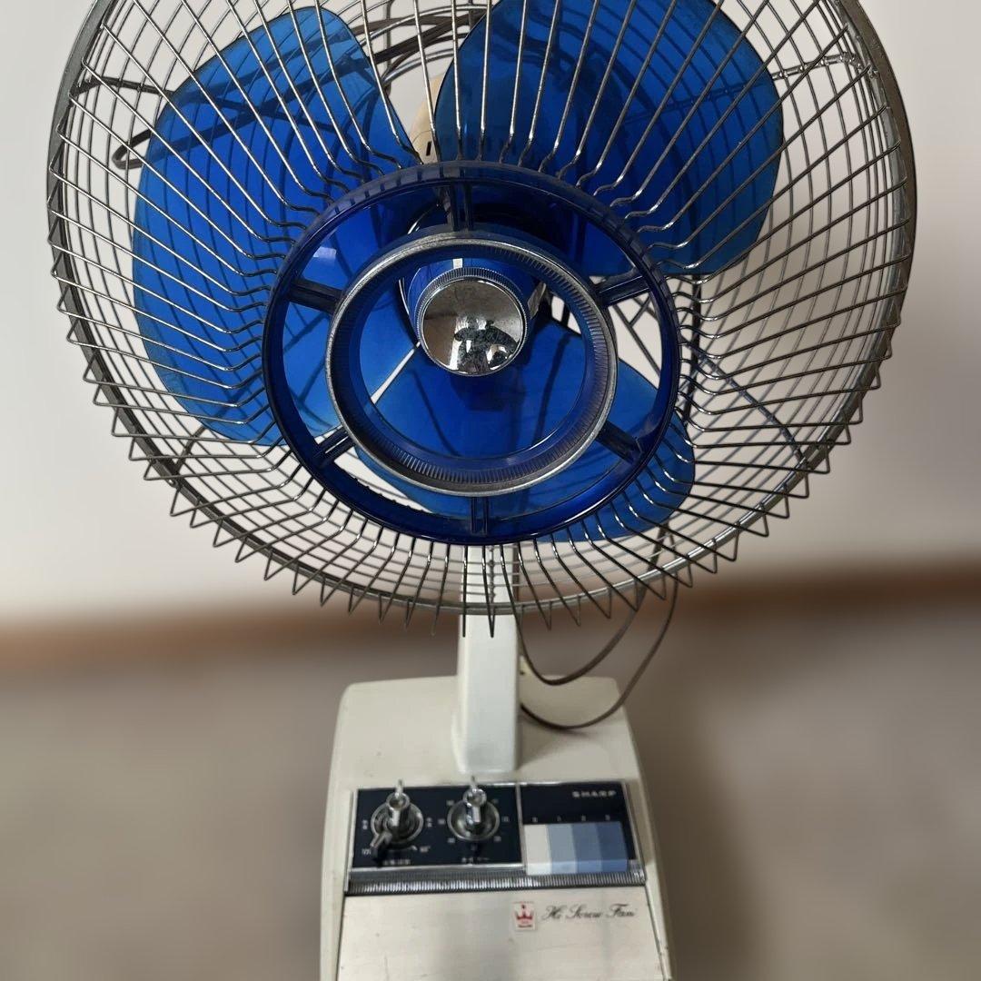 【希少】昭和レトロ　SHARP シャープ　扇風機　PG−30ST