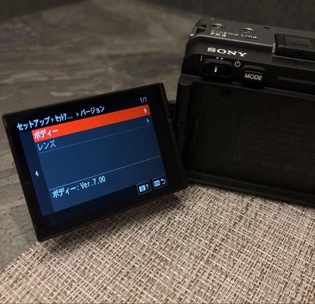 SONY FX3 フルフレームミラーレスカメラ