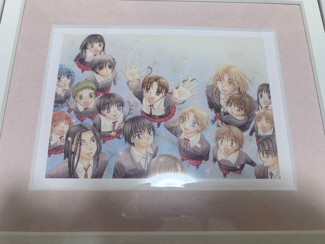 学園アリス　漫福ガチャA賞　高精細複製原画 キャラファイングラフ 「卒業」