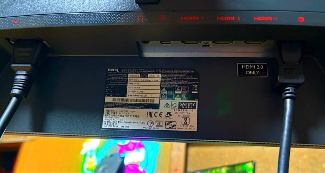 BenQ ZOWIE XL2411K ゲーミングモニター 24インチ