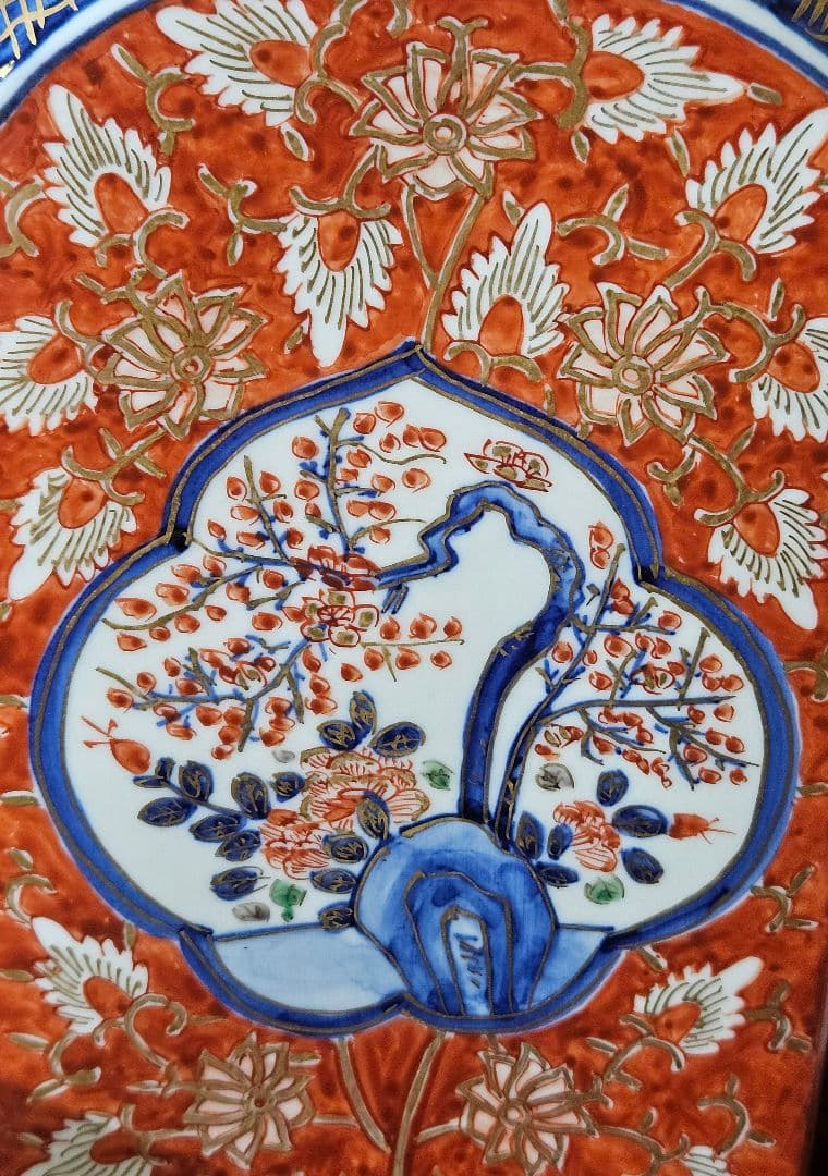 有田焼　金彩色絵　古伊万里写し　四方瓶 四方徳利　花入れ　インテリア　オブジェ