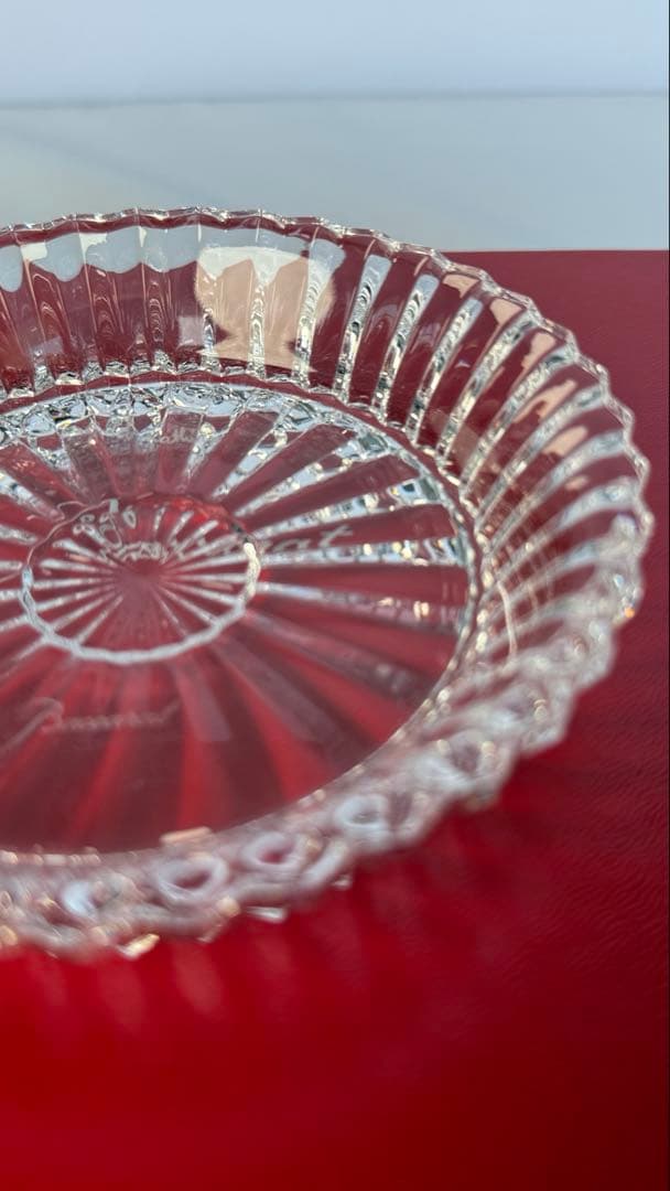 【未使用】Baccarat ミルニュイ プレート 13cm 高級感あり