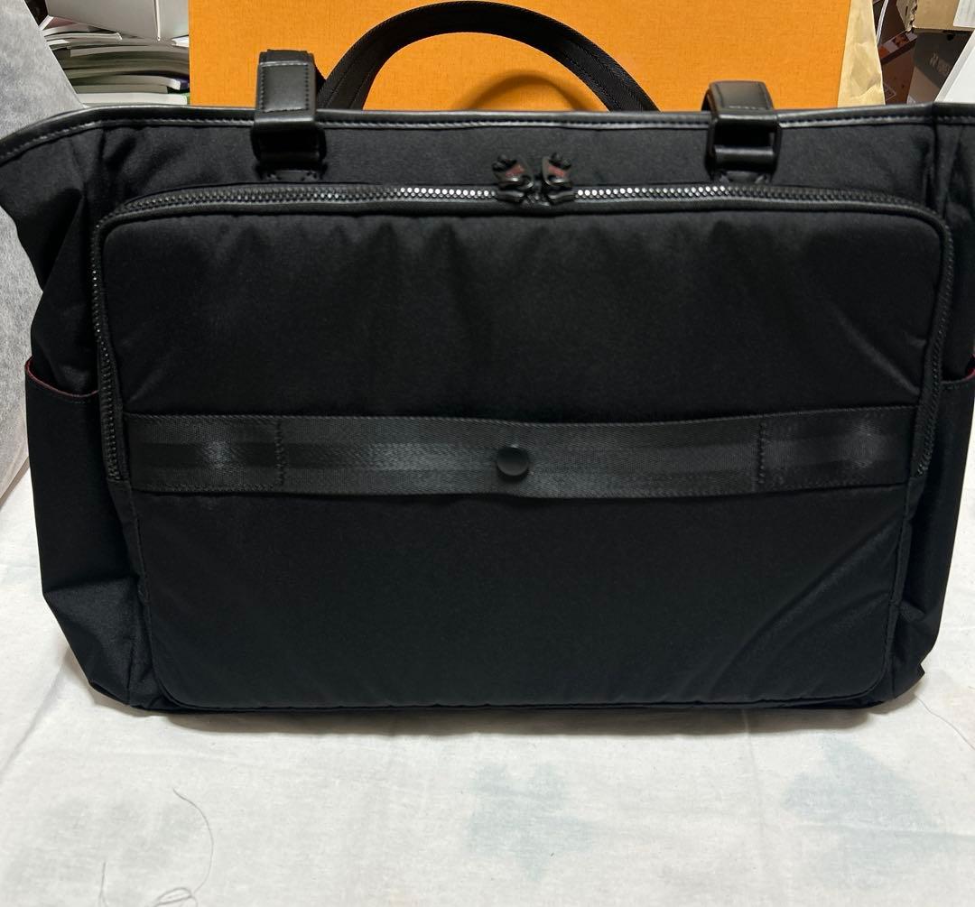 新品TAKEO KIKUCHIタケオキクチ黒ビジネスバッグバッグ出張トートバッグ