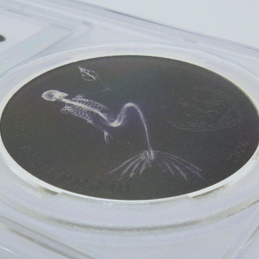【傑作】2024 パラオ 人魚のレントゲン銀貨【PCGS PR 70 DCAM】