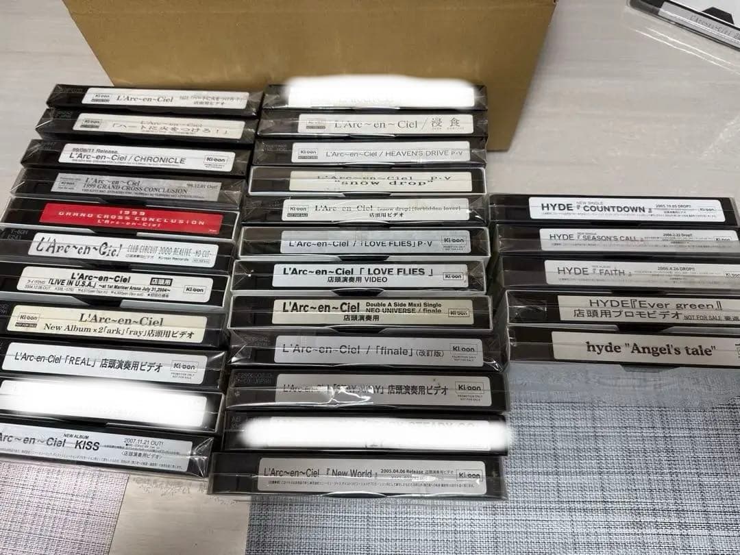 バラ売り可 店頭用 非売品 ビデオ L'Arc ラルク