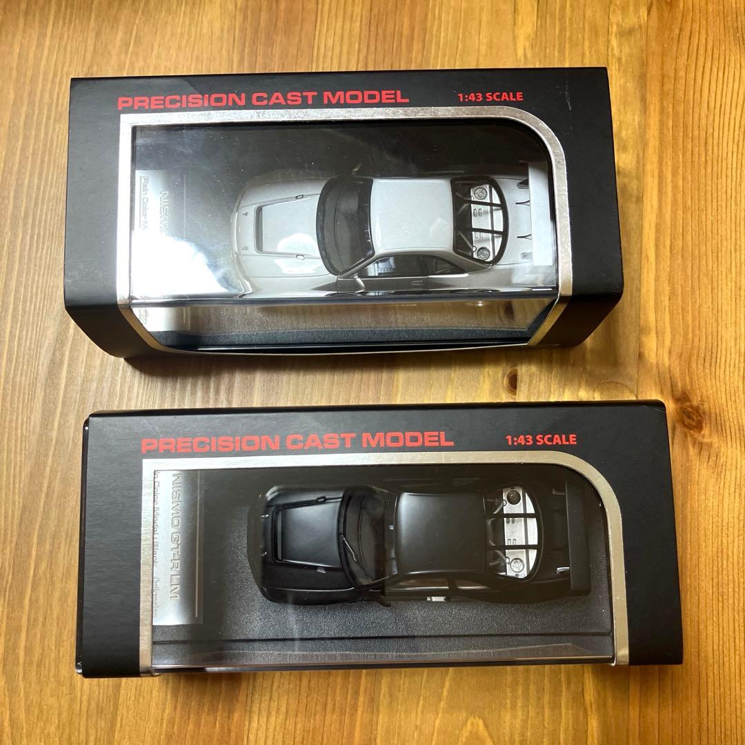 hpi 1/43 NISMO GT-R LM シルバー ブラック　2個セット