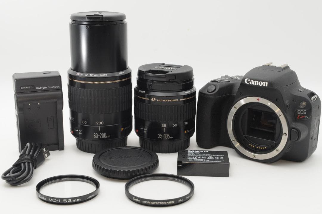 ◆新品級⑦◆年末SALE中◆ Canon EOS Kiss x9 ダブルレンズ
