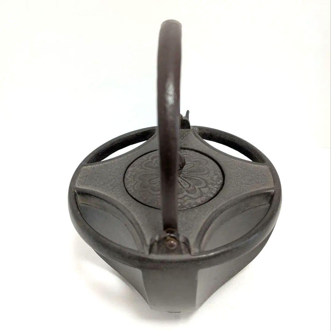 七宝鉄瓶　高橋敬典　共箱　替え蓋 茶道具　七宝銚子