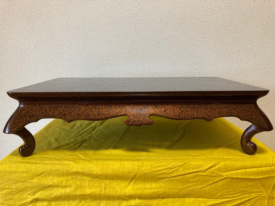 輪島塗 梨地花台 四足 共箱付き