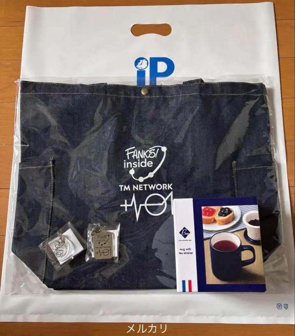 tm network タワーレコード4種デニムトートバッグ他tmnetwork