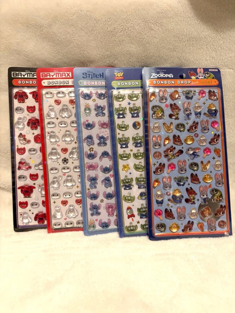 ディズニーボンドロシール 5枚セット