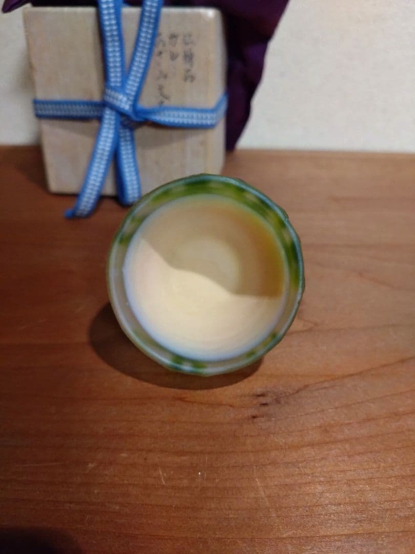 ガレ 被せガラス 羊歯紋盃