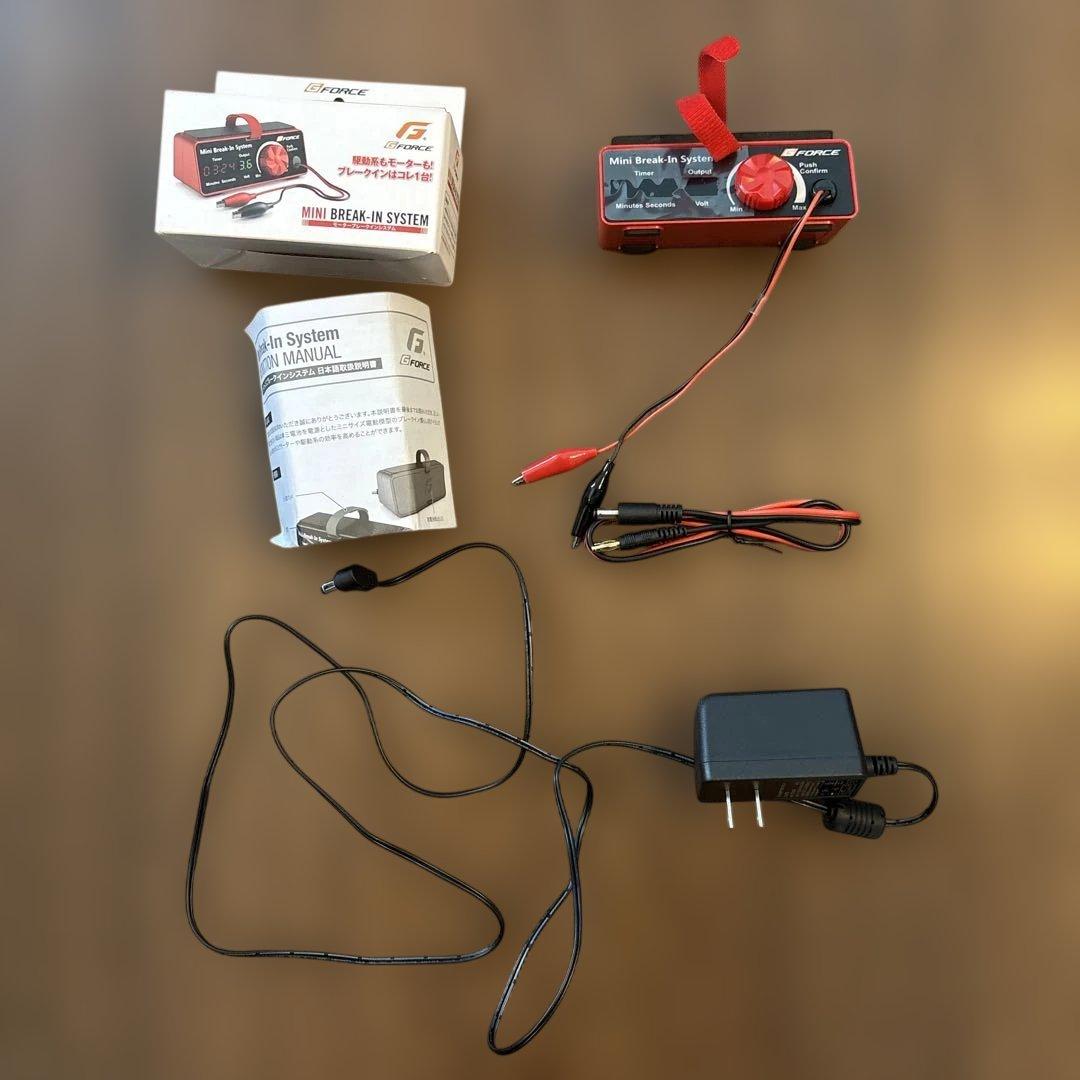 ミニ四駆 引退セット モーターならし機 ケース付き