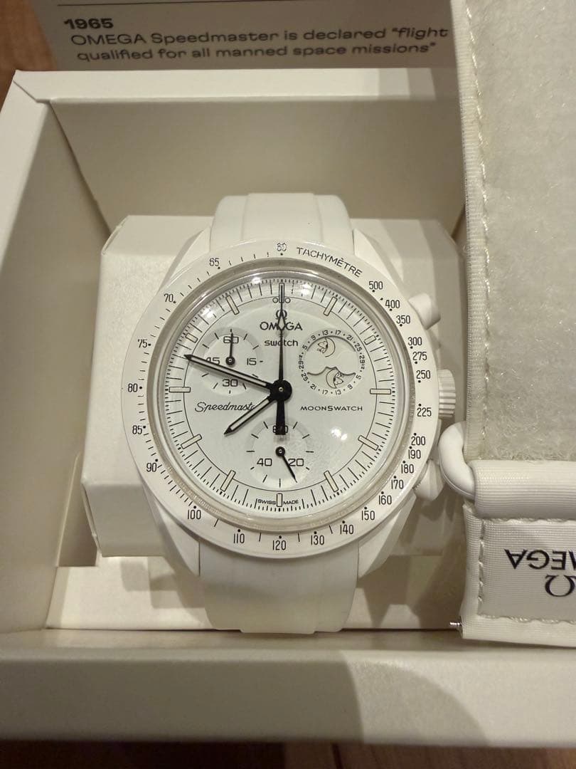 美品Snoopy OMEGA Swatch MoonSwatch ラバーベルト