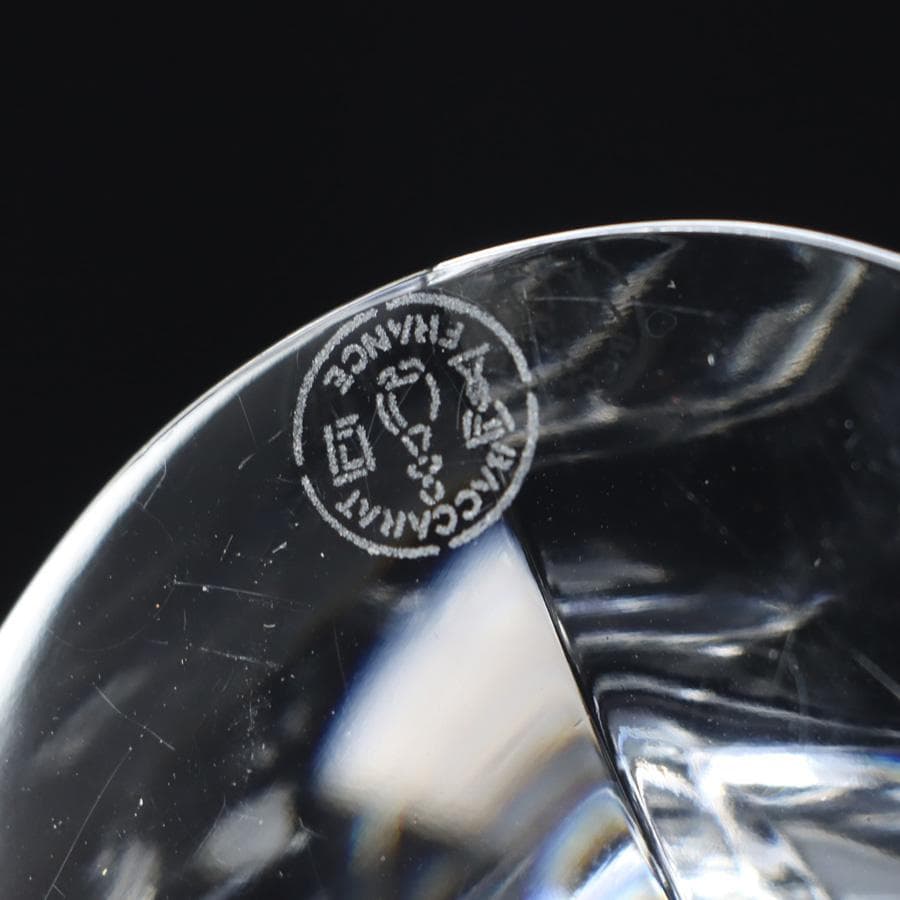 Y2935-1A バカラ クリスタル 超希少作品「ナルシス」ワイングラス