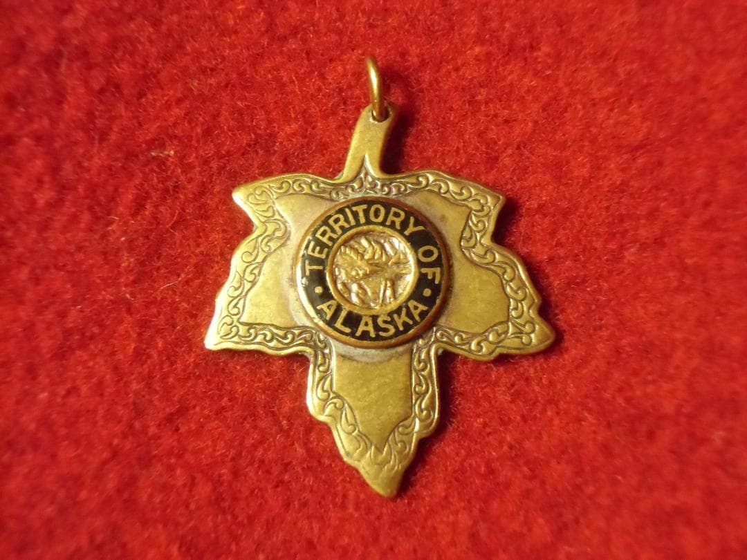 ★１９３０年代＊アメリカ軍＊アラスカ準州ペンダントTOP（実物）