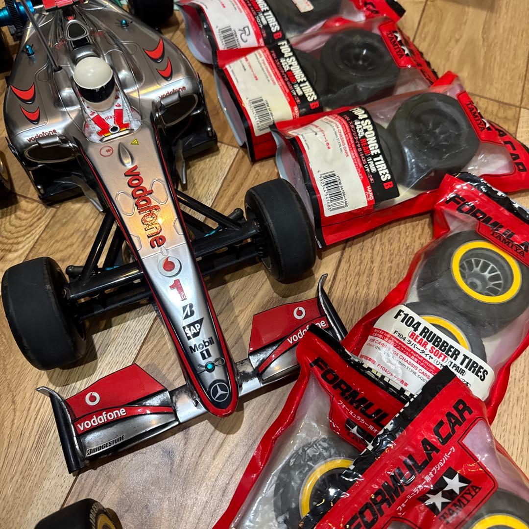TAMIYA F104 PRO シャーシ フォーミュラチューンモーター付