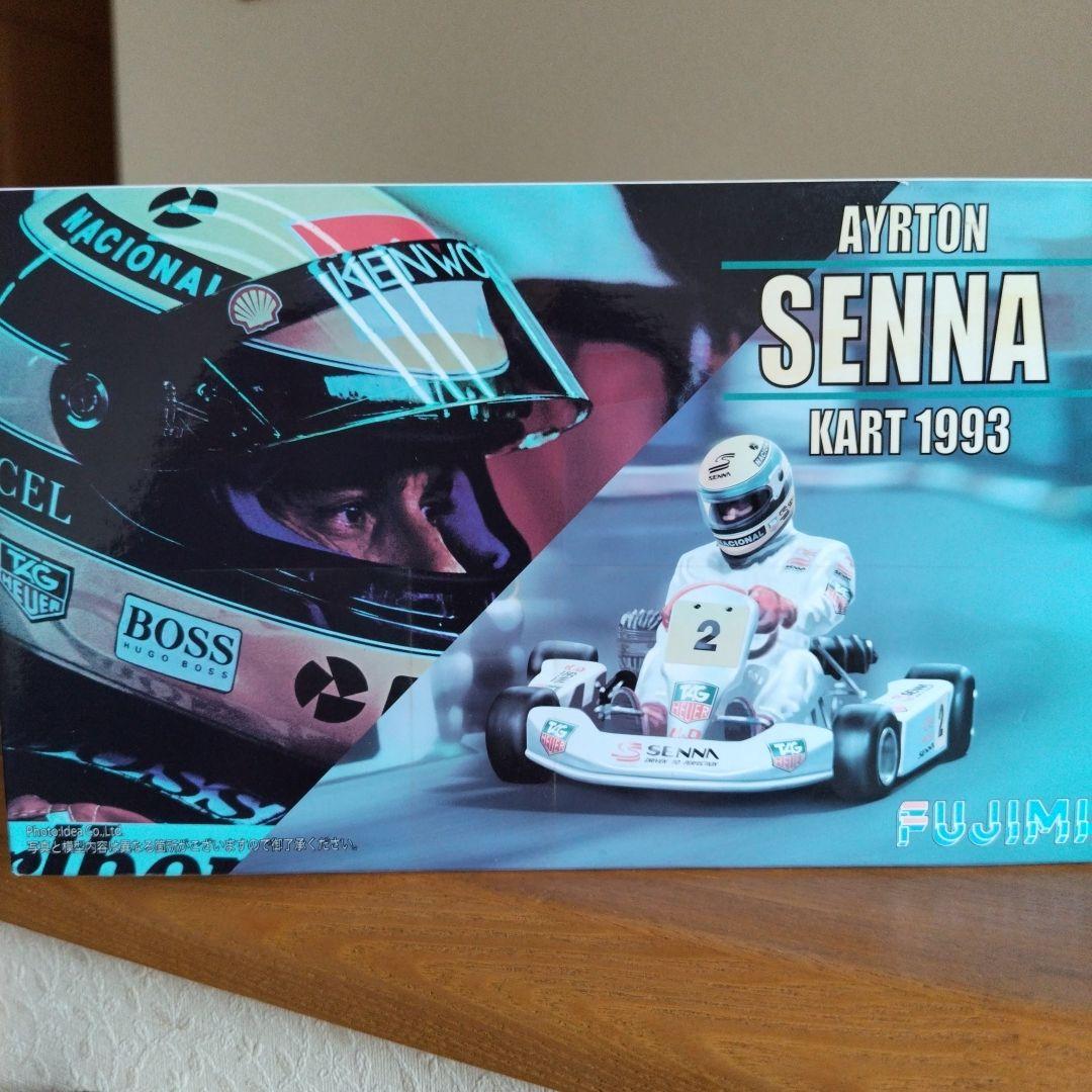 アイルトンセナ　カート1993 全塗装済みキット