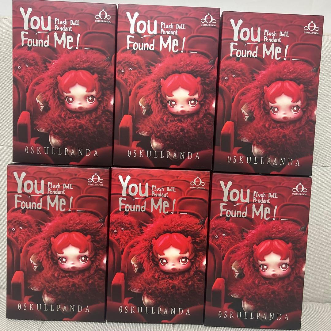 POPMART SKULLPANDA You Found Me! 6個