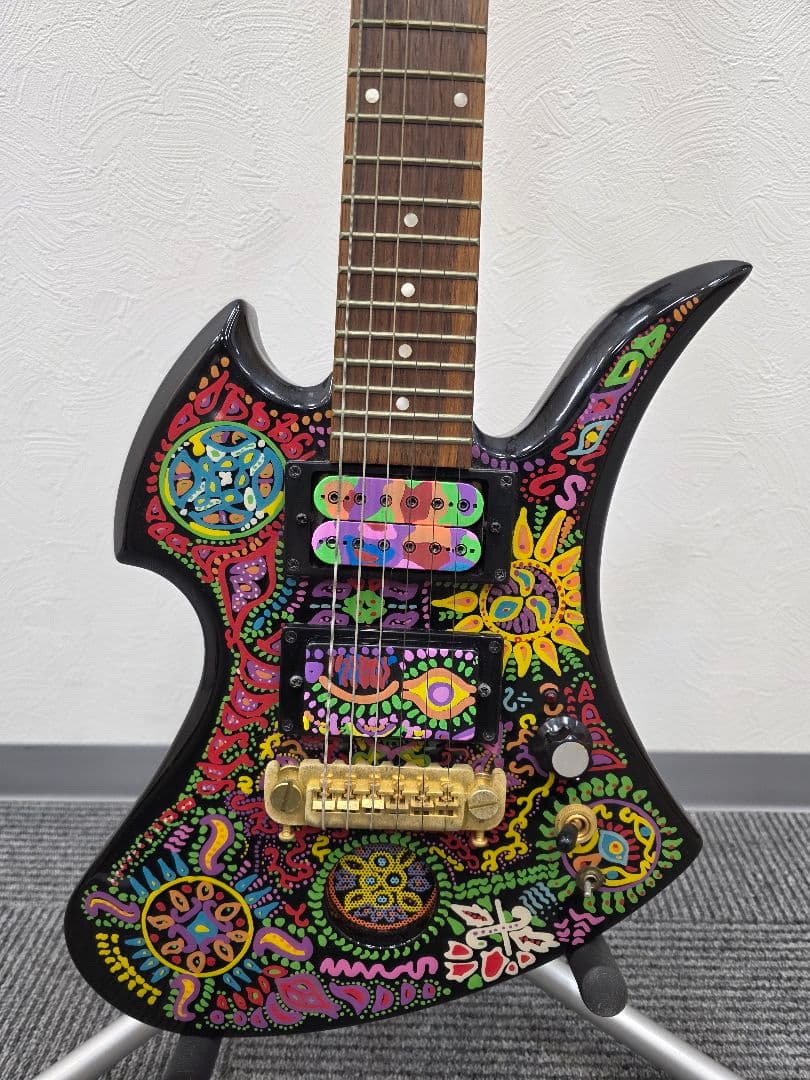 X JAPAN hide FERNANDES ミニギター アンプ内蔵　サイケ