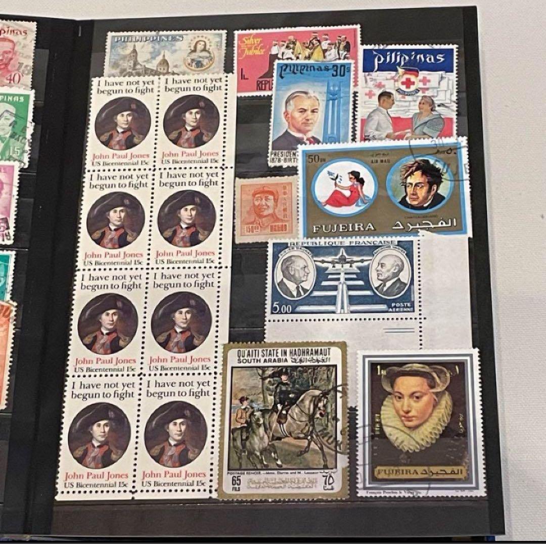 切手　外国　1冊291枚まとめ売り　切手コレクションアルバム