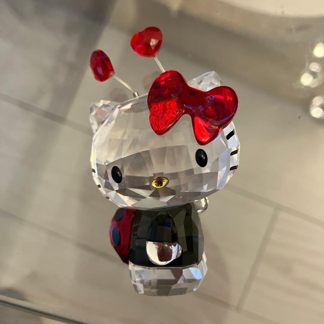ハローキティ クリスタルフィギュア　スワロフスキー　2013 限定希少てんとう虫